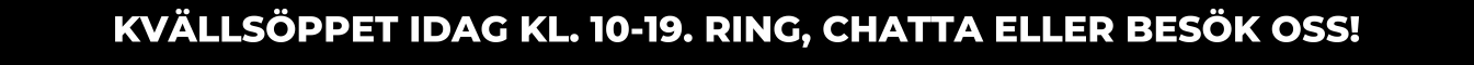 Kvällsöppet tider