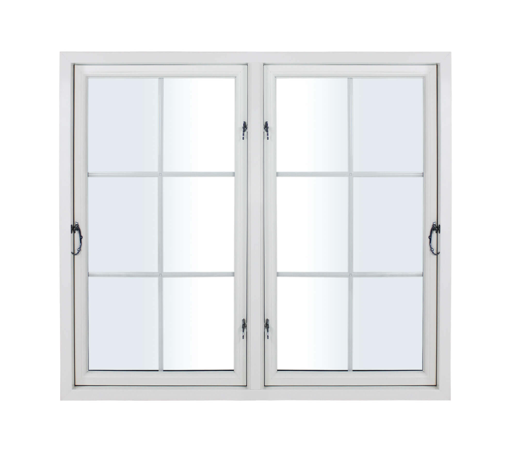 Utåtgående sidohängt 3-luft PVC fönster 3-glas - Haspar-Norrsken ...