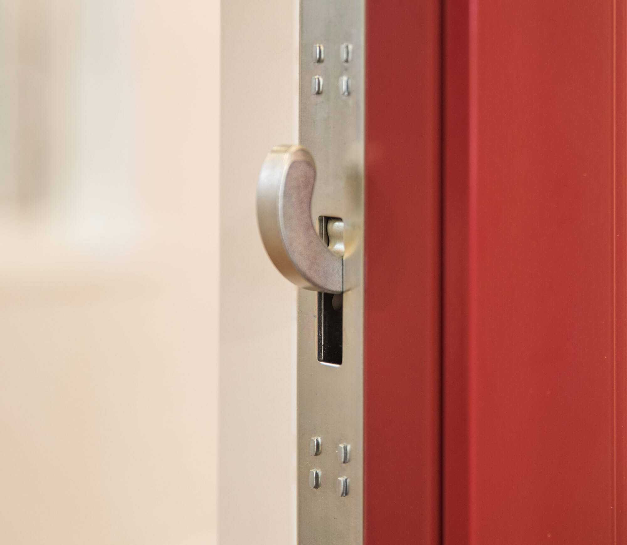 Skjutdörr 2-delad trä 3-glas