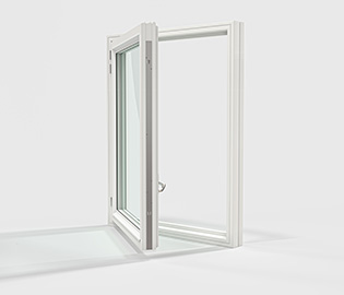 preview image for Utåtgående sidohängt 1-luft aluminium 3-glas