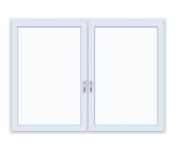 preview image for Öppningsbart 2-luft PVC fönster 2-glas