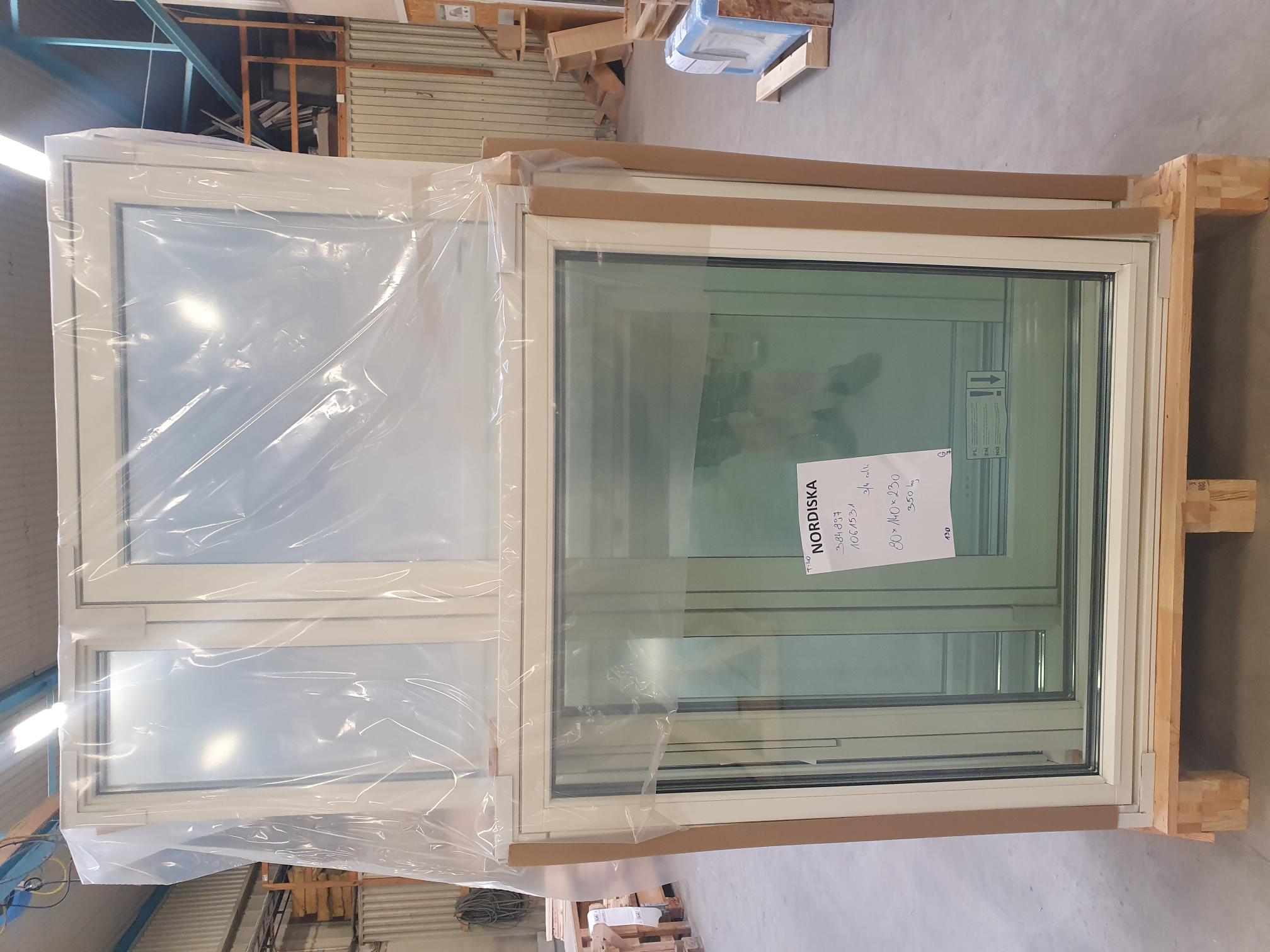 preview image for Norrland Fast fönster trä 3-glas vit - O1082