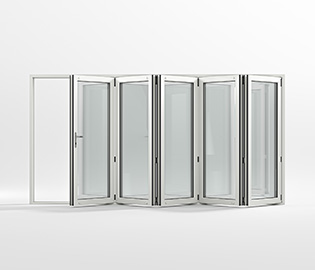 preview image for Utåtgående 5-delat 5V0-5 vikparti 2-glas