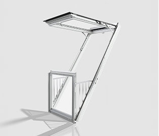 preview image for Balkongfönster 2-glas FGH-V/U P2