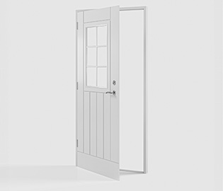 preview image for Ytterdörr Classic Vit