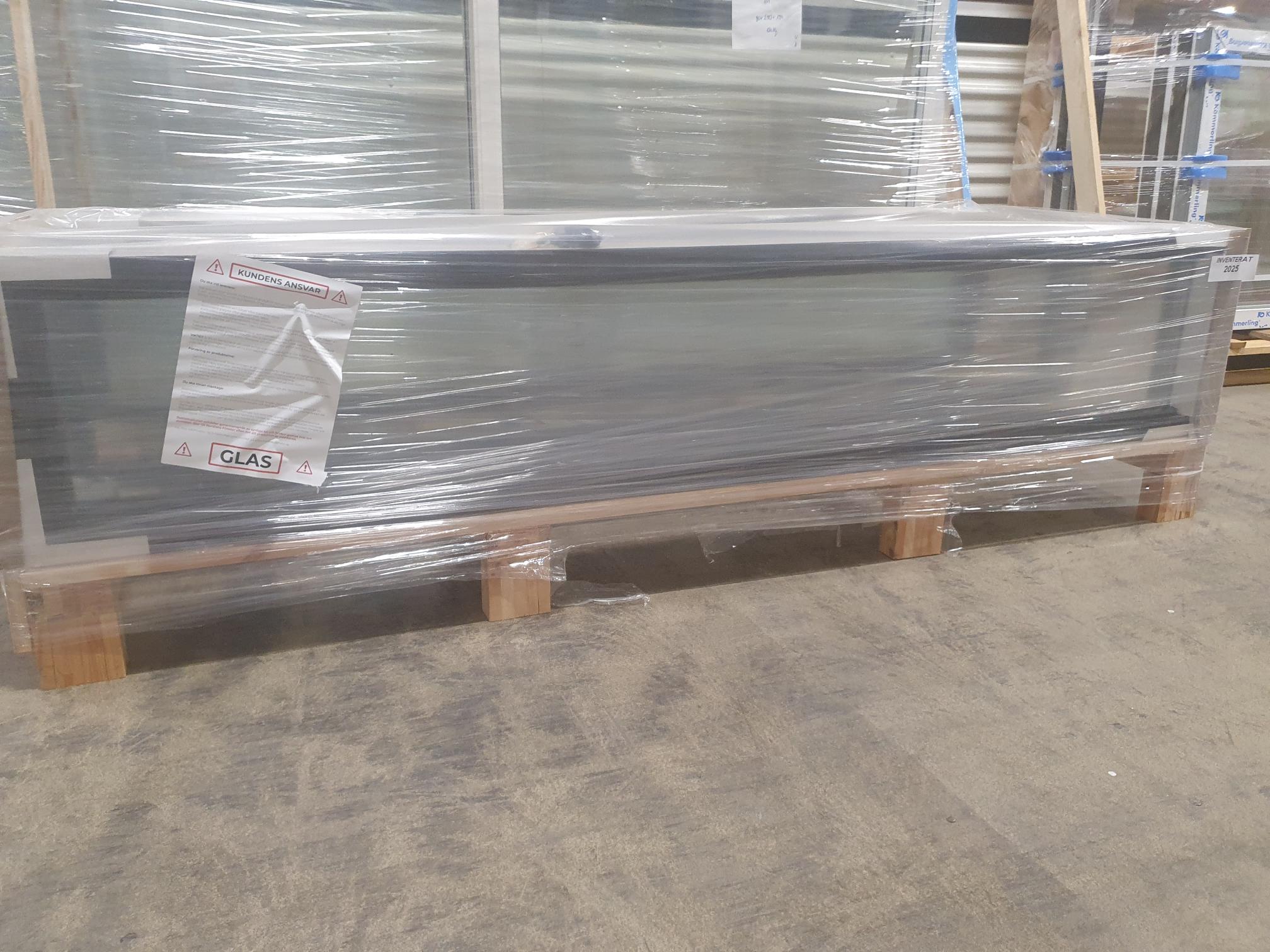 preview image for Fast fönster trä 3-glas 400×2100 mm-O1347