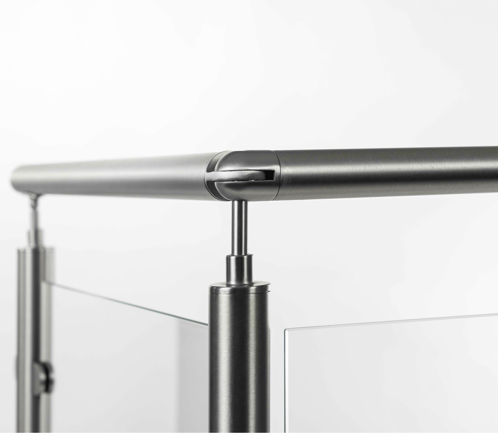 Rostfritt glasräcke