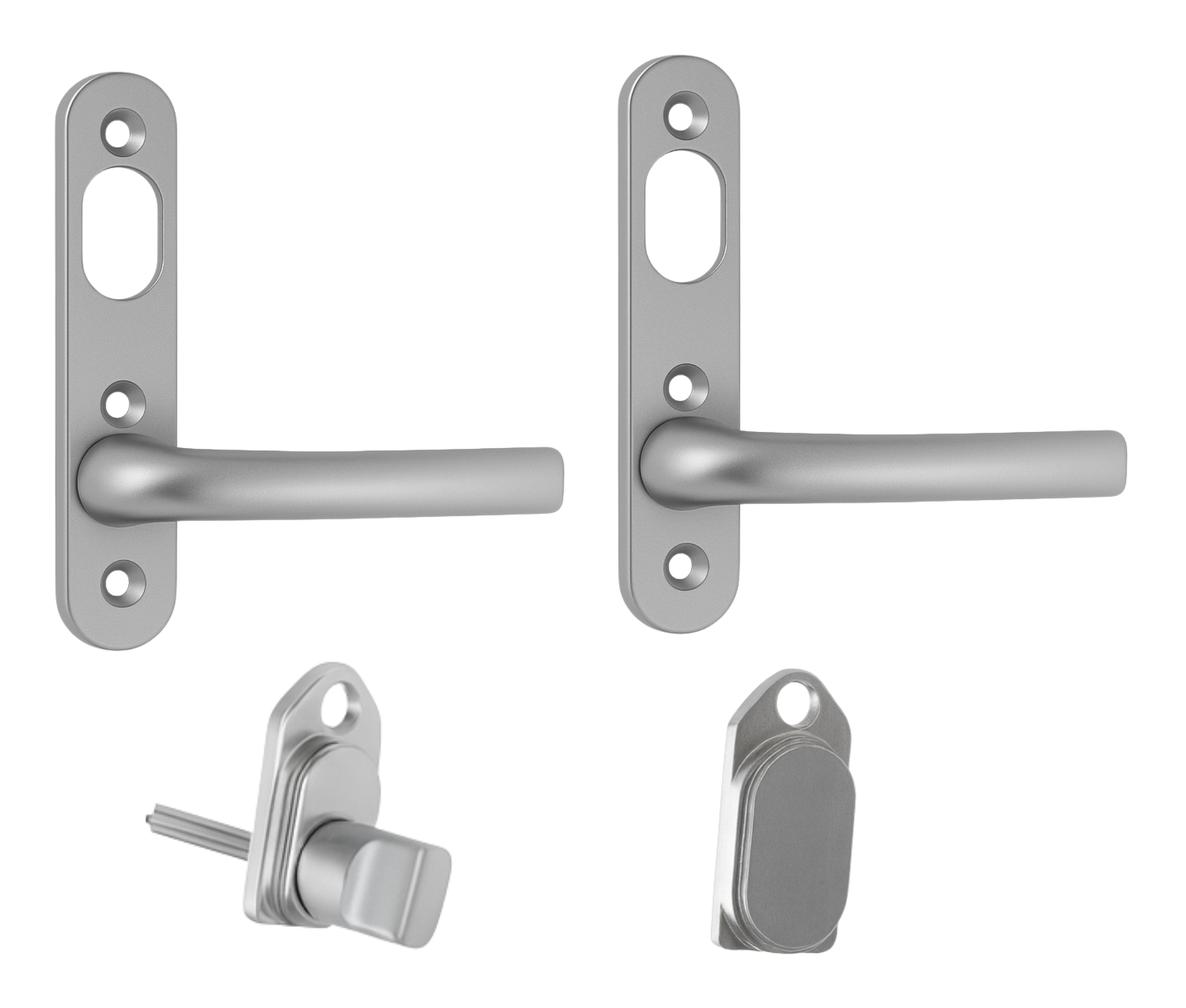 Handtagspaket Alt.1 Standard - Fönsterdörrar Nordiska GO