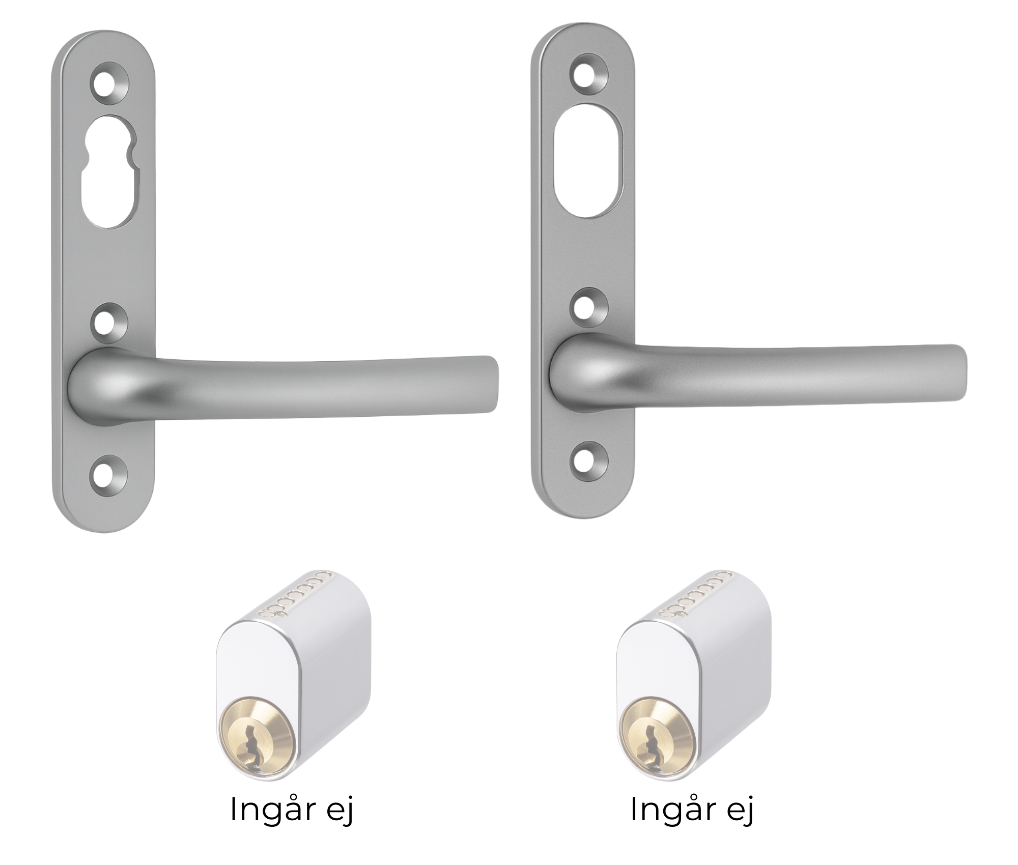 Handtagspaket Alt.4 - Fönsterdörrar Nordiska GO
