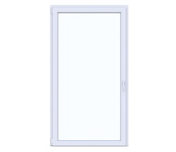 preview image for Inåtgående PVC altandörr 2-glas Drutex