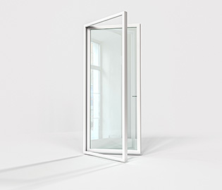 preview image for Inåtgående PVC altandörr 2-glas