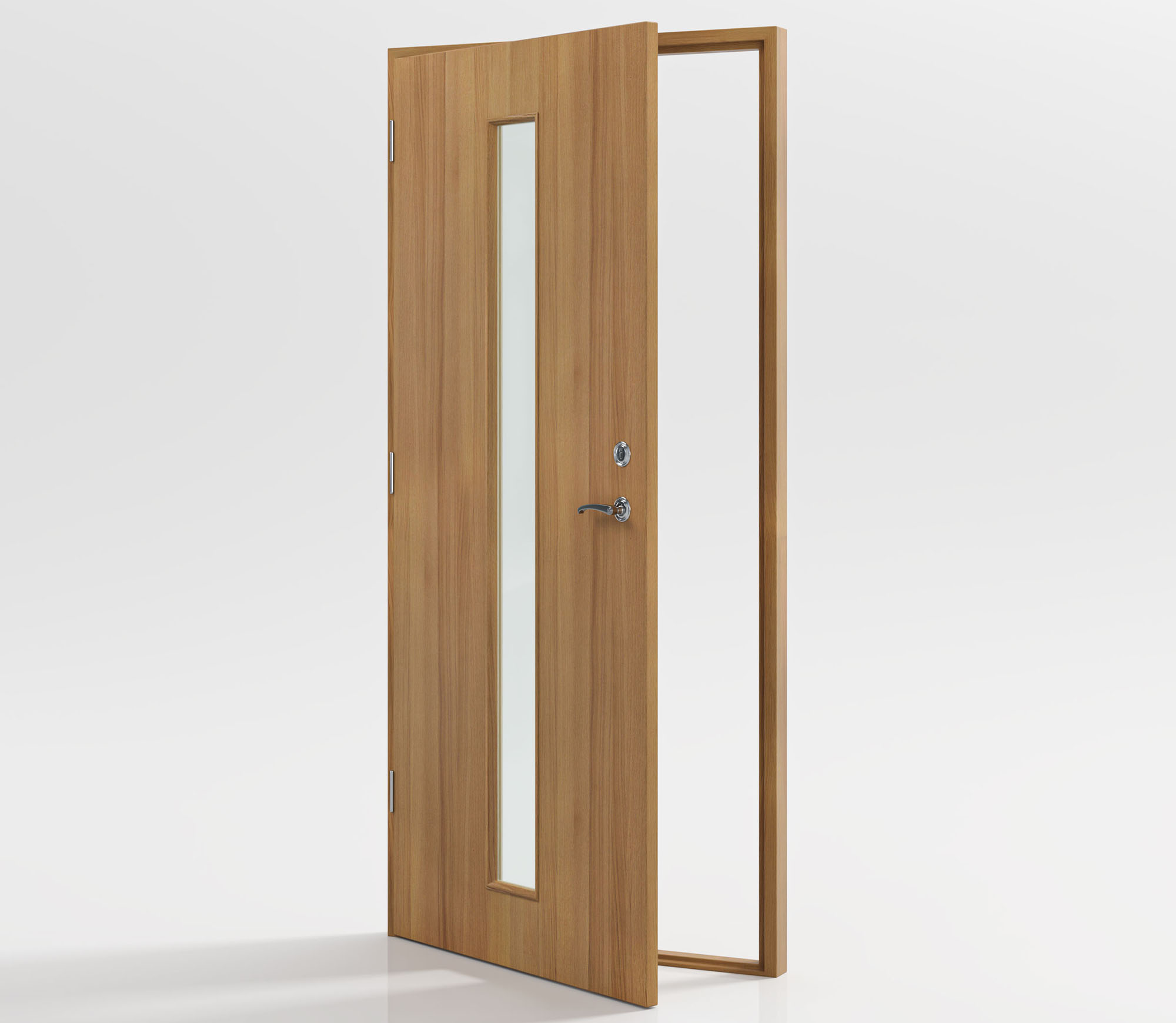 Ytterdörr Ek Kronoslätt Glass Lagerförd Plus