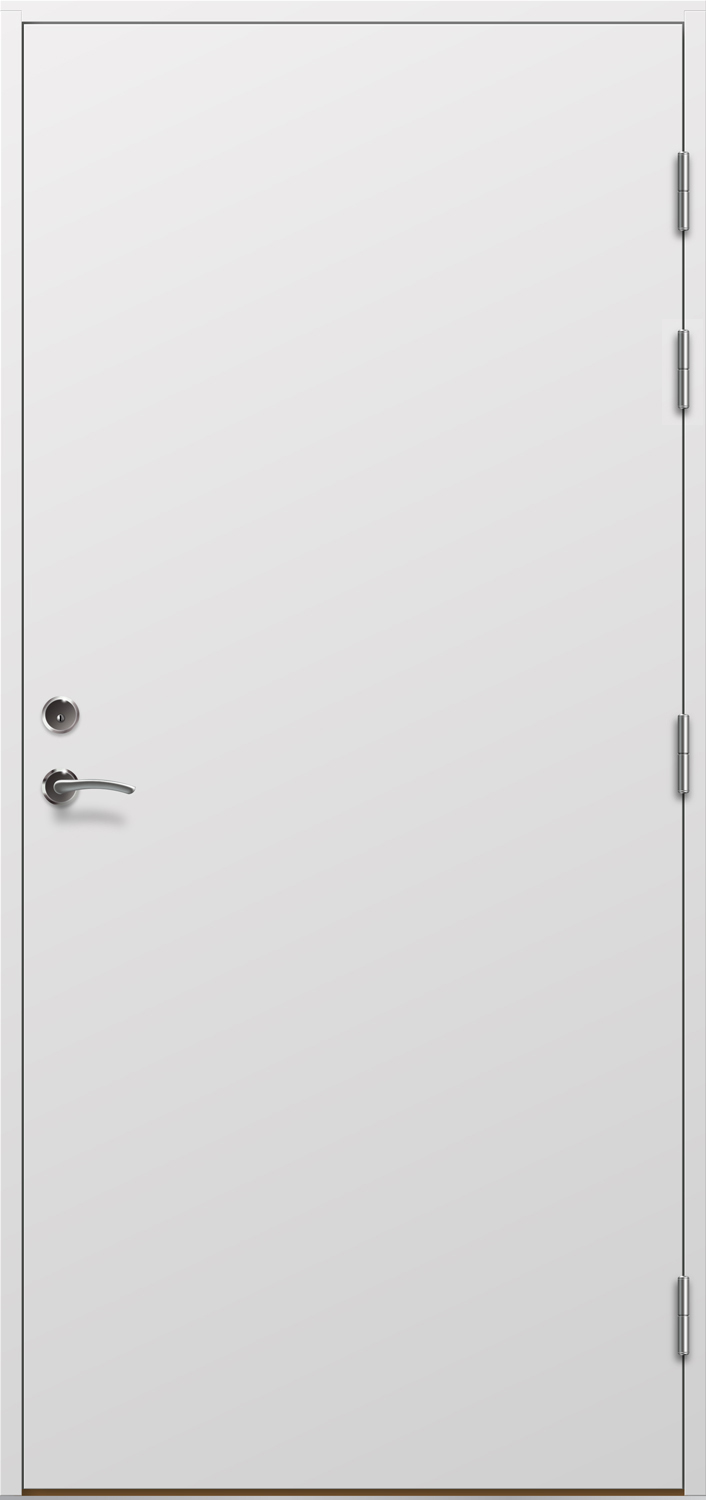 preview image for Ytterdörr Kronoslätt Slät Premium Vit VH - O1069