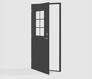 preview image for Ytterdörr Classic Mörkgrå