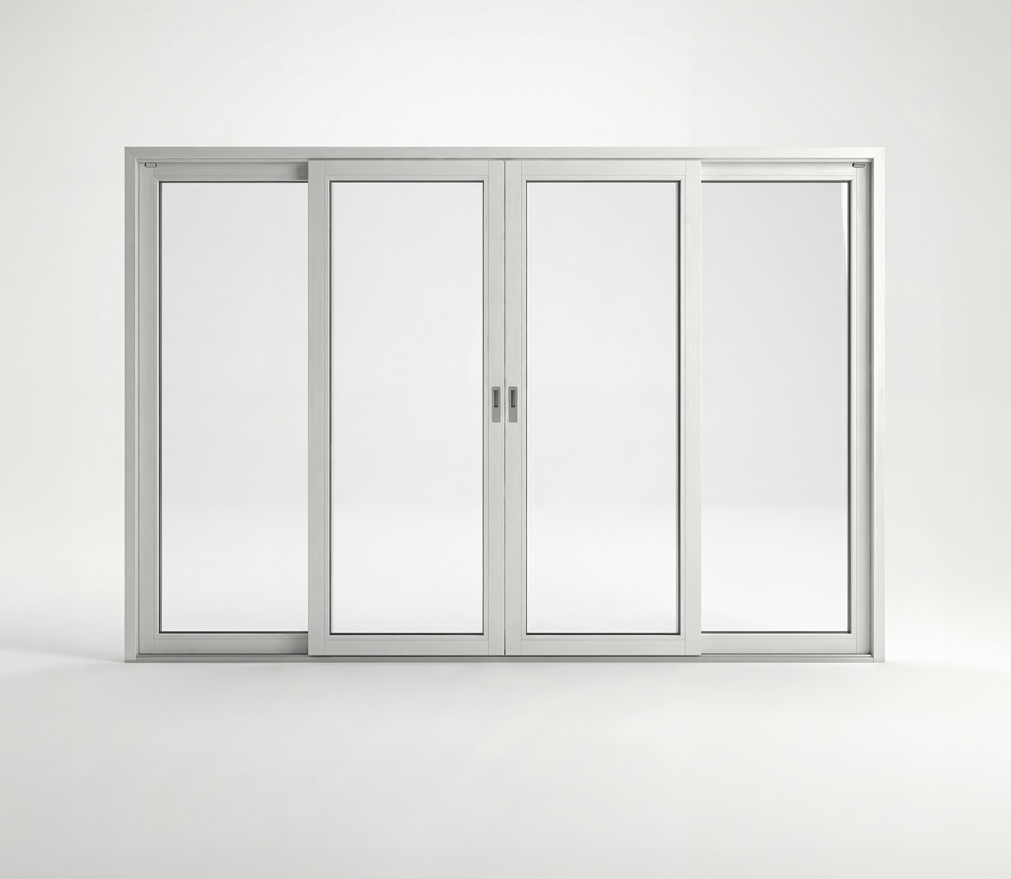 Lyft-Glid Skjutdörr 4-delad Trä/aluminium