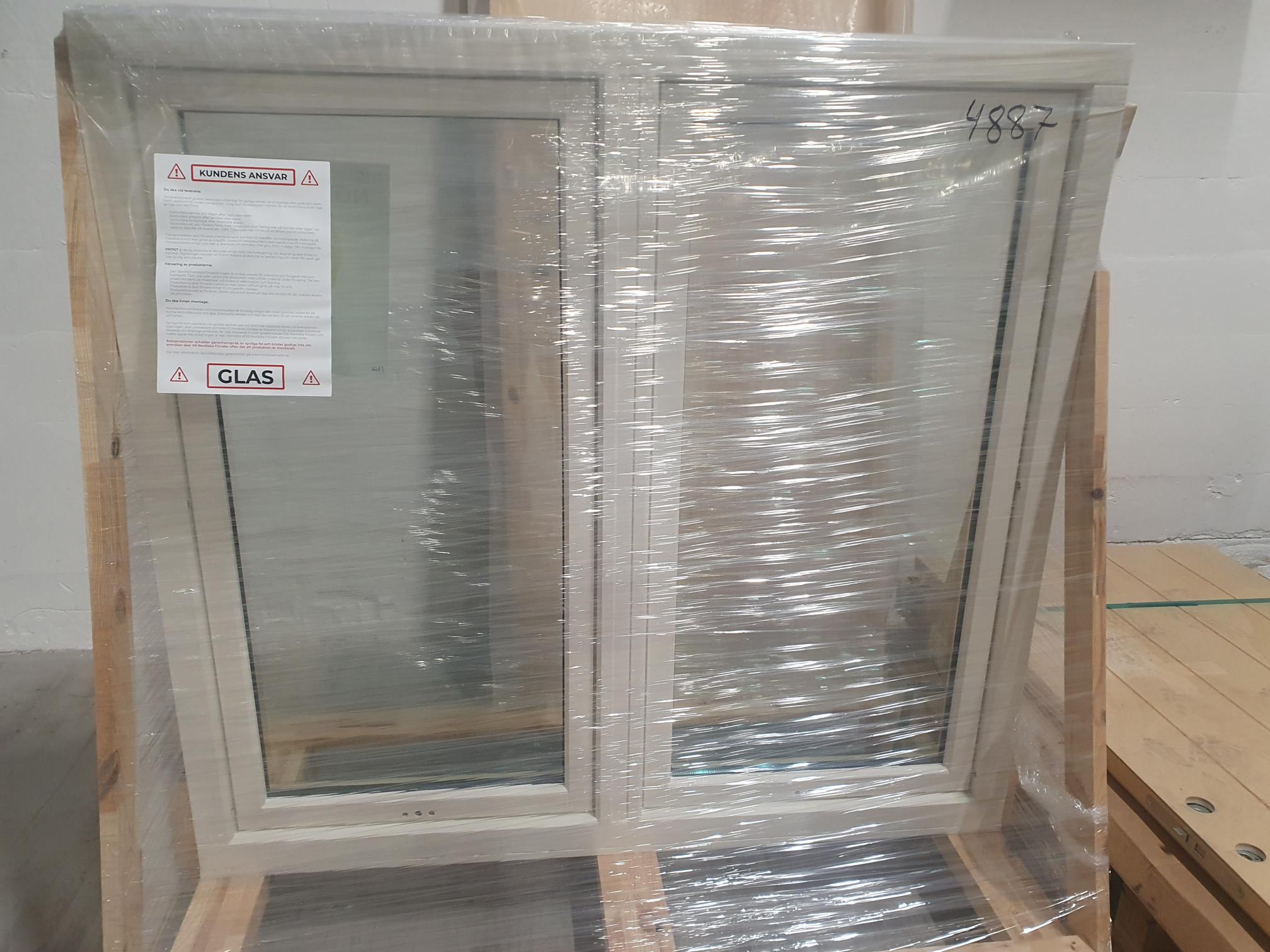 preview image for Vridfönster Aluminium 2-luft 2-glas 1360×1280 mm-O1352