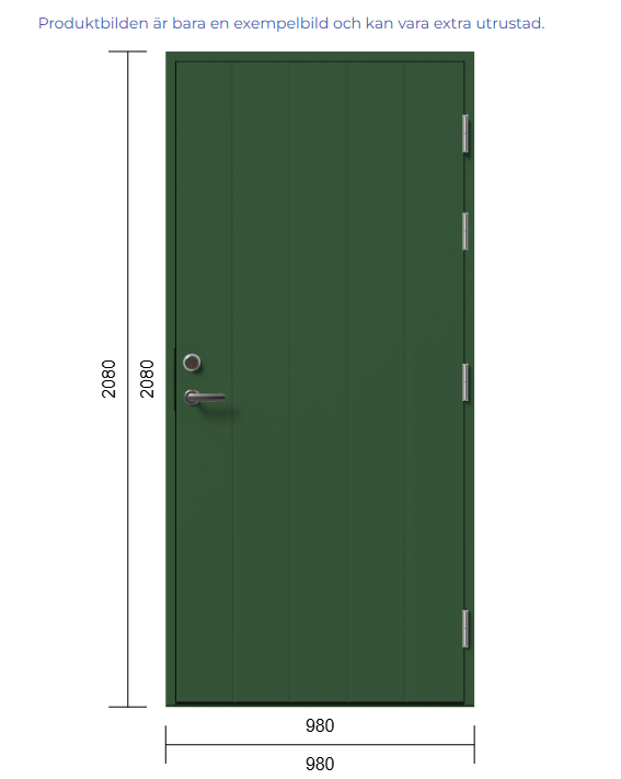 preview image for Ytterdörr Hemfrid HH med sidoljus-O1349&O1350