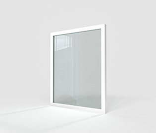 preview image for Fast fönster PVC 3-glas