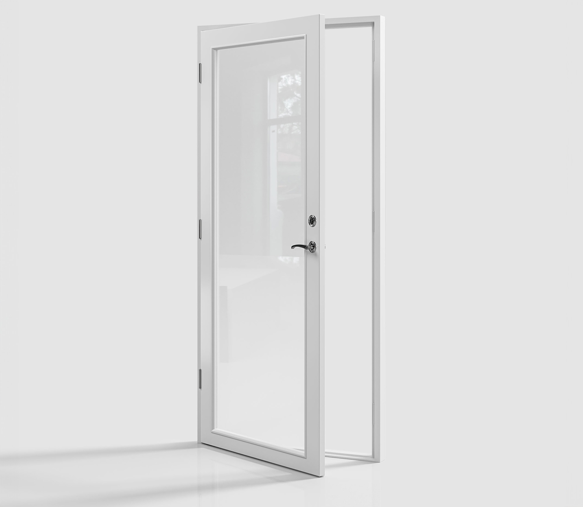 preview image for Ytterdörr Råå Vit Lagerförd Plus