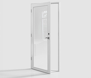 preview image for Ytterdörr Helglas Vit