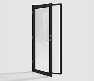 preview image for Ytterdörr Helglas Svart