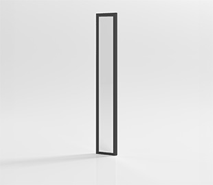 preview image for Sidoljus helglasad S1 mörkgrå passar bra till våra ytterdörrar i samma serie.