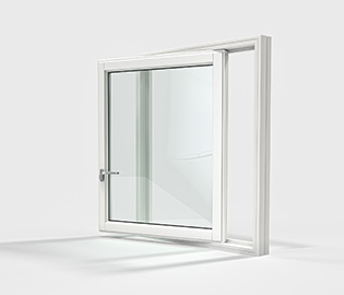 preview image for Sideswing 1-luft träfönster 3-glas