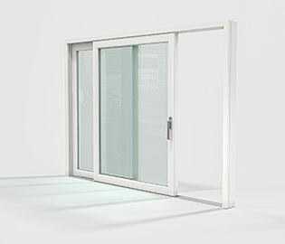 preview image for Lyft-Glid Skjutdörr 2-delad Trä-Aluminium 3-glas