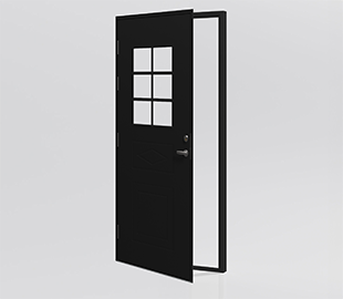 preview image for Ytterdörr Solvik Svart