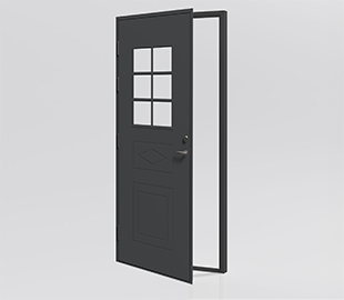 preview image for Ytterdörr Solvik Mörkgrå