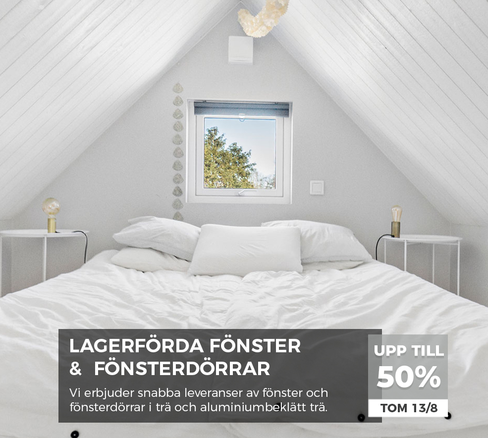 Lagerförda Fönster & Fönsterdörrar - Nordiska Fönster