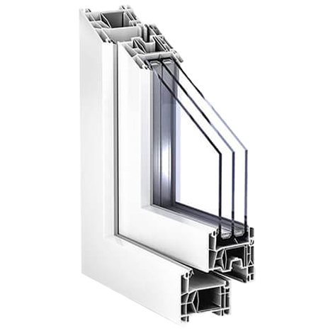 Profilbild av ett PVC Fönster