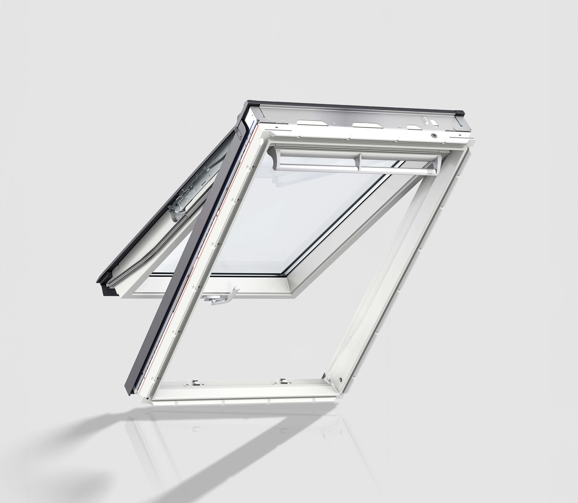 Topphängt takfönster från Velux hos Nordiska Fönster.